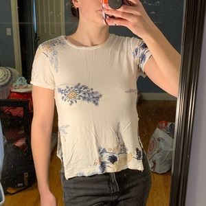 Zara floral t-shirt